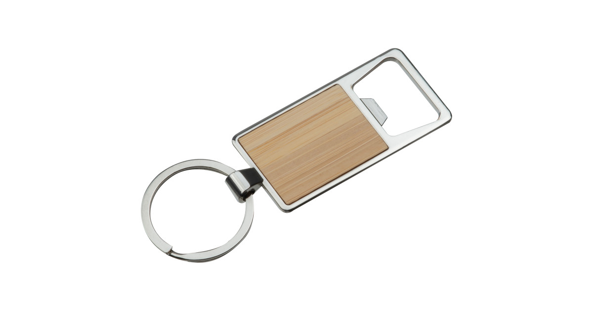 ZONJIE Flaschenöffner, 4 Stück, Bambus-Edelstahl, Tragbar