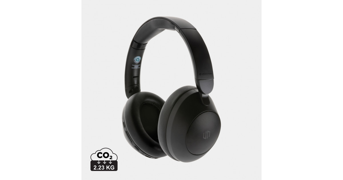 Urban Vitamin Cupertino ANC Kopfhörer aus RCS rPlastik als Werbeartikel