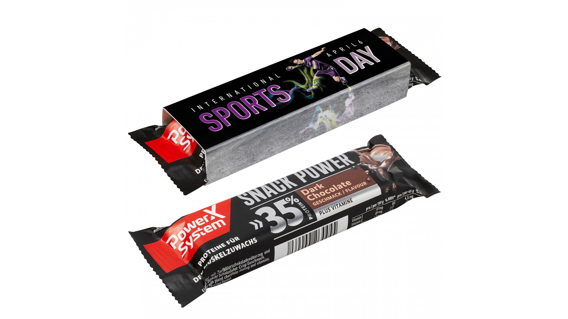 Power X System Protein Riegel Dark Chocolate als Werbeartikel ab 2,78