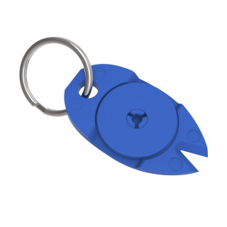 Schlüsselanhänger "Zecke", standard-blau