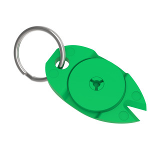 Schlüsselanhänger "Zecke", standard-grün