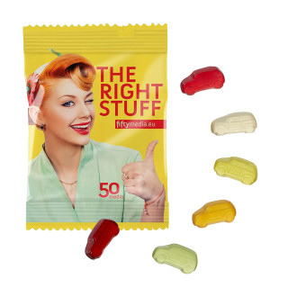 Fruchtgummi 10 g Tüten - Auto (w2p)