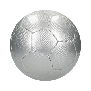 Fußball "Carbon", groß, silber