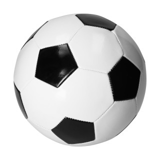 Fußball "Classico", weiß, schwarz