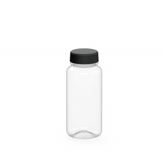 Trinkflasche "Refresh", 400 ml, transparent, schwarz