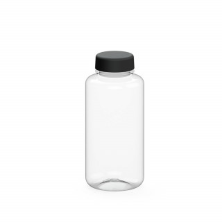 Trinkflasche "Refresh", 700 ml, transparent, schwarz