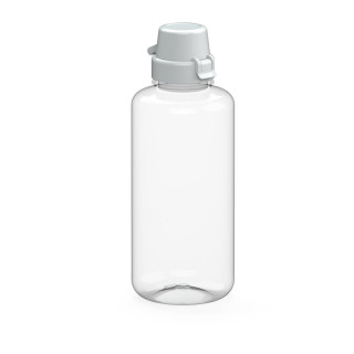 Trinkflasche "School", 1,0 l, transparent, weiß