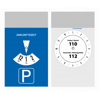 Haftparkscheibe Deutschland 110 x 190 mm