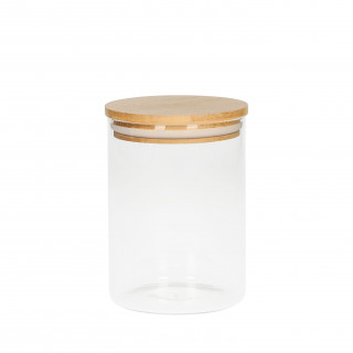 Glasbehälter "Bamboo", 0,65 l, transparent