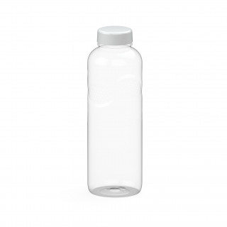 Trinkflasche Carve "Refresh", 1,0 l, transparent, weiß