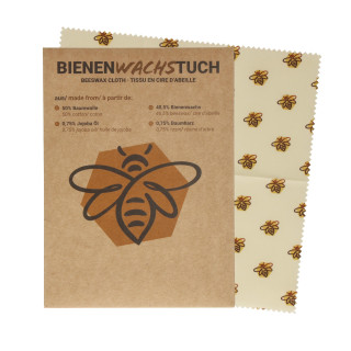Bienenwachstuch "Beeologic", mehrfarbig