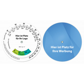 Drehscheibe BMI-Rechner