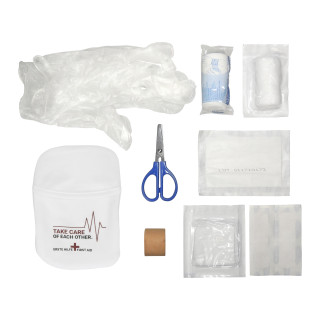Notfall-Set "Pouch", klein, weiß