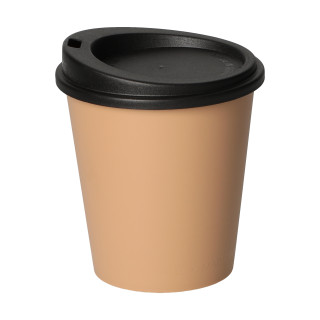 Kaffeebecher "ToGo", 0,2 l, beständiges braun, schwarz