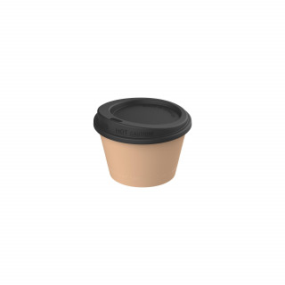 Kaffeebecher "ToGo", 0,1 l, beständiges braun, schwarz
