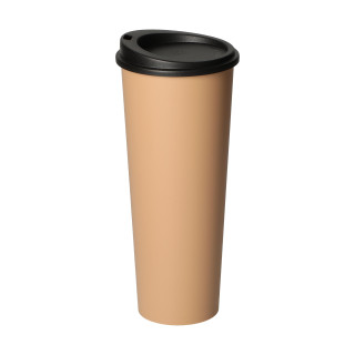 Kaffeebecher "ToGo", 0,5 l, beständiges braun, schwarz