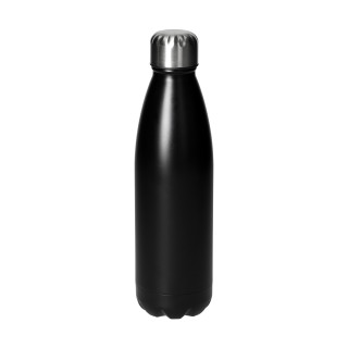 Edelstahlflasche "Colare", 0,70 l, einwandig, schwarz