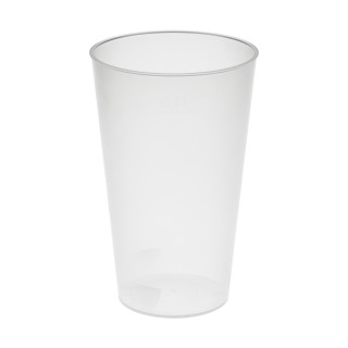 Trinkbecher "Vital", 400 ml, transparent-milchig
