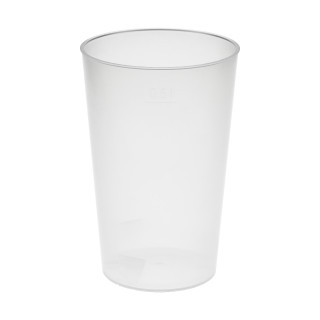 Trinkbecher "Vital", 500 ml, transparent-milchig