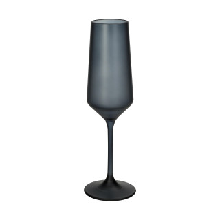 Sektglas "Vista", matt-schwarz