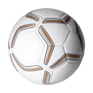 Fußball "Strike", groß, weiß, gold