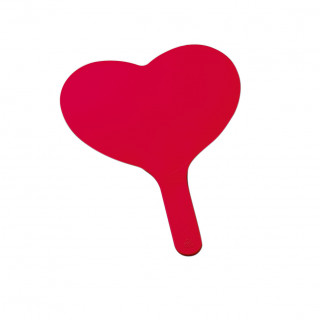 Fächer "Herz", standard-rot
