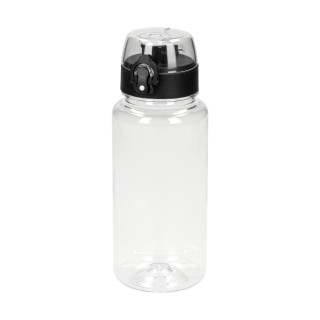 Trinkflasche "Oasis", 400 ml, transparent, schwarz