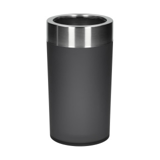 Flaschenkühler "Ono", schwarz, silber