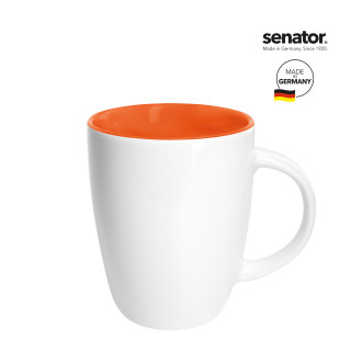 Senator Elite inside Tasse, weiß, orange