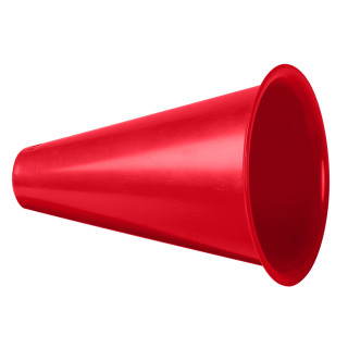 Megaphon "Fan Horn", standard-rot
