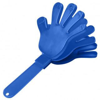 Klapper "Hand", einfarbig, standard-blau