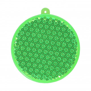 Reflektor "Rund", transparent-grün