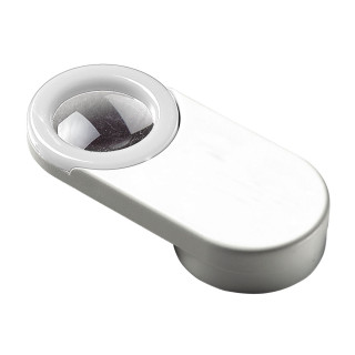 Magnet "Lupe", weiß