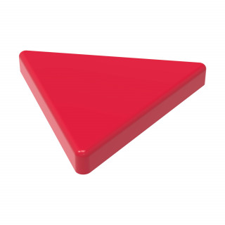 Magnet "Dreieck", standard-rot