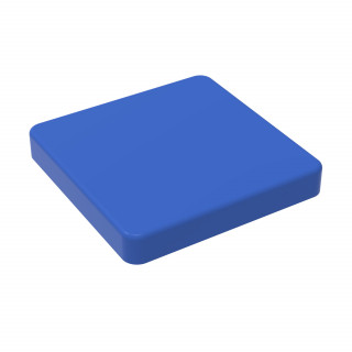 Magnet "Quadrat", standard-blau