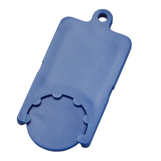 Chip-Schlüsselanhänger "Rectangle", standard-blau PS