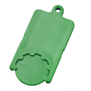 Chip-Schlüsselanhänger "Rectangle", standard-grün