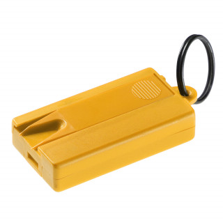 Schlüsselanhänger-Box "Anti-Zecke", standard-gelb