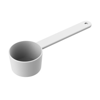Löffel "Kaffeeportionierer", weiß