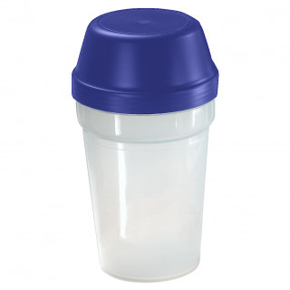 Shaker "Multi" 0,3 l, transparent, standard-blau