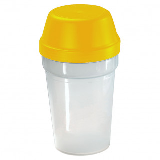Shaker "Multi" 0,3 l, transparent, standard-gelb