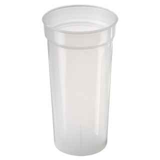 Trinkbecher "Pfand" 0,5 l, transparent-milchig