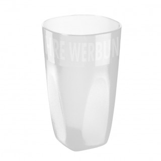 Trinkbecher "Maxi Cup" 0,4 l, transparent-milchig
