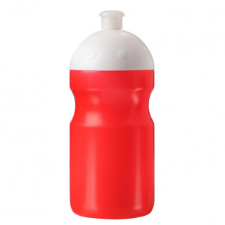 Trinkflasche "Fitness" 0,5 l mit Saugverschluss, transparent-milchig
