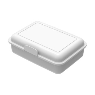 Vorratsdose "School-Box" mittel mit Trennwand, weiß