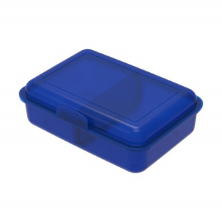 Vorratsdose "School-Box" mittel mit Trennwand, trend-blau
