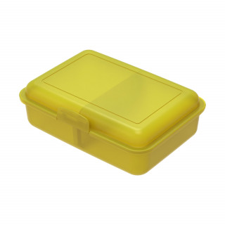 Vorratsdose "School-Box" mittel mit Trennwand, trend-gelb