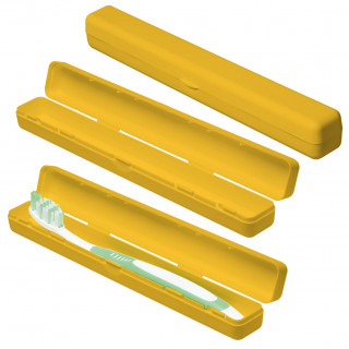 Schutzbox "Zahnbürste", standard-gelb