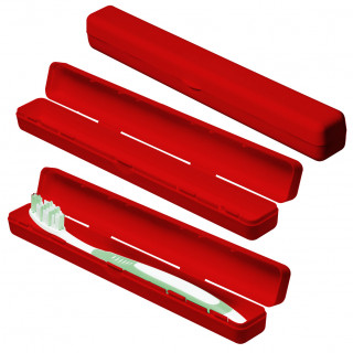Schutzbox "Zahnbürste", standard-rot