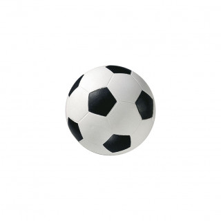 Springball "Fußball" klein, weiß/schwarz, neue Version als Werbeartikel, Werbemittel